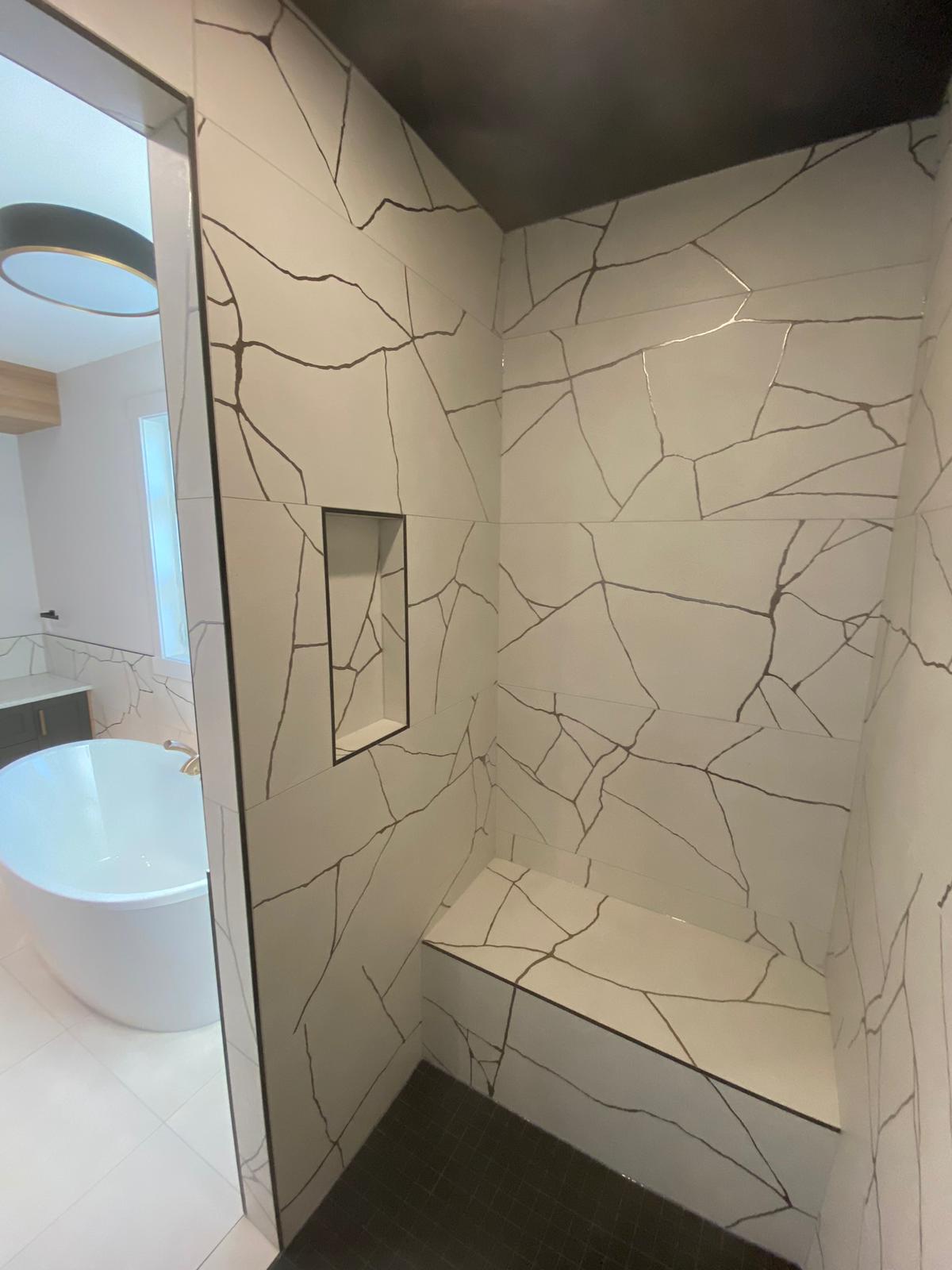 Marble tile detail